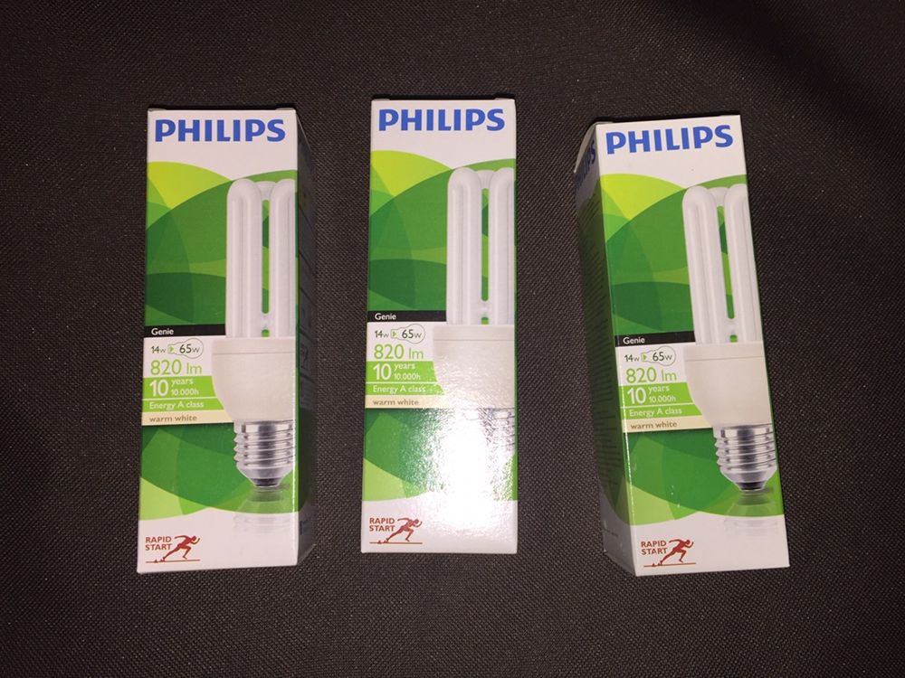 Zarowki energooszczedne Philips 65w, duzy gwint,