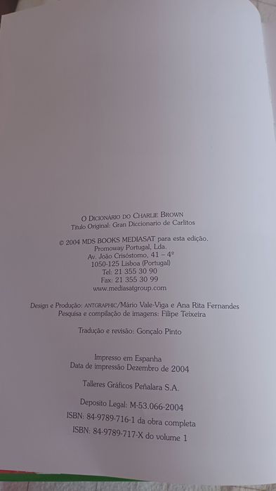 Dicionário do Charlie Brown