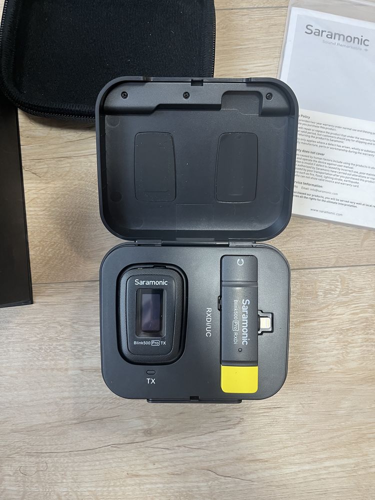 Saramonic Blink 500 Pro B3 безпровідна петлична система, мікрофон