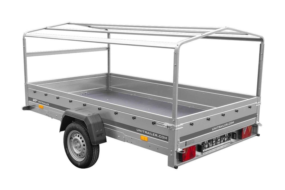 Przyczepka samochodowa GARDEN 265 KIPP 264x150 stelaż H800 + pokrowiec