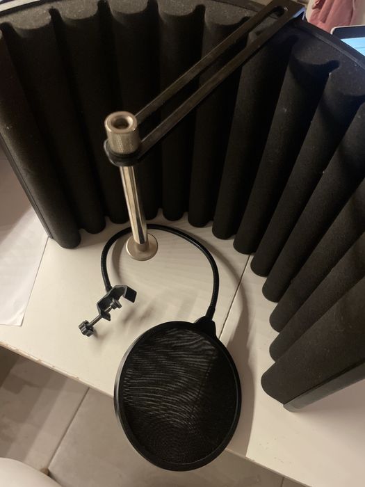 Pop shield + pop filter