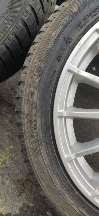 Alu laguna 3 5x114,3 z zimą Falken  215/50/17