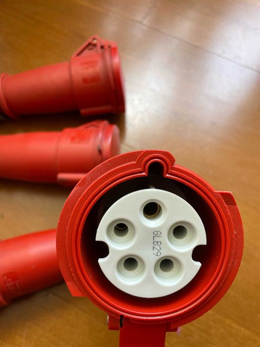 Розетка силова кабельна, вилка підключення, MENNEKES, Type 6 32А, 380В