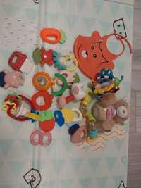 Дитячі  іграшки гризунчики і прорізувачі слюнявчик і музичний ведмедик