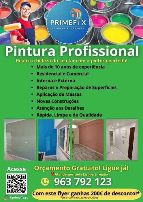 Pintor de casas e comércios