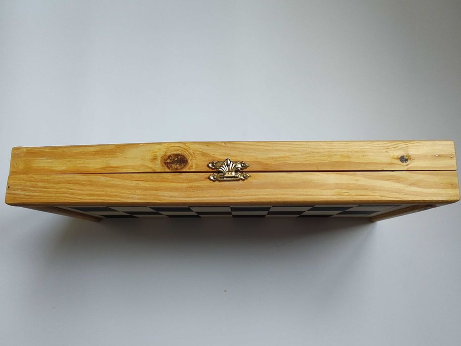 Шахи Шахмати Нарди Шашки 3 in 1 велика дошка 42х42 см