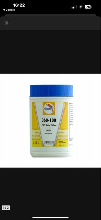 GLASURIT 360-100 aktywne sciereczki