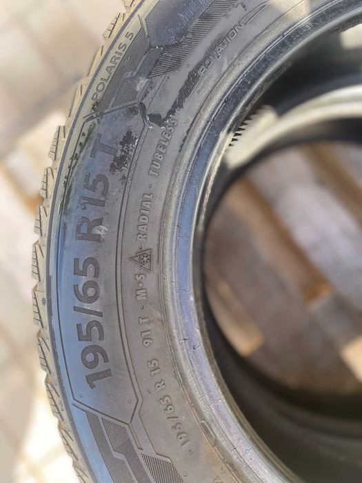 Шини зимові Polaris Barum 195/65 R15 2шт
