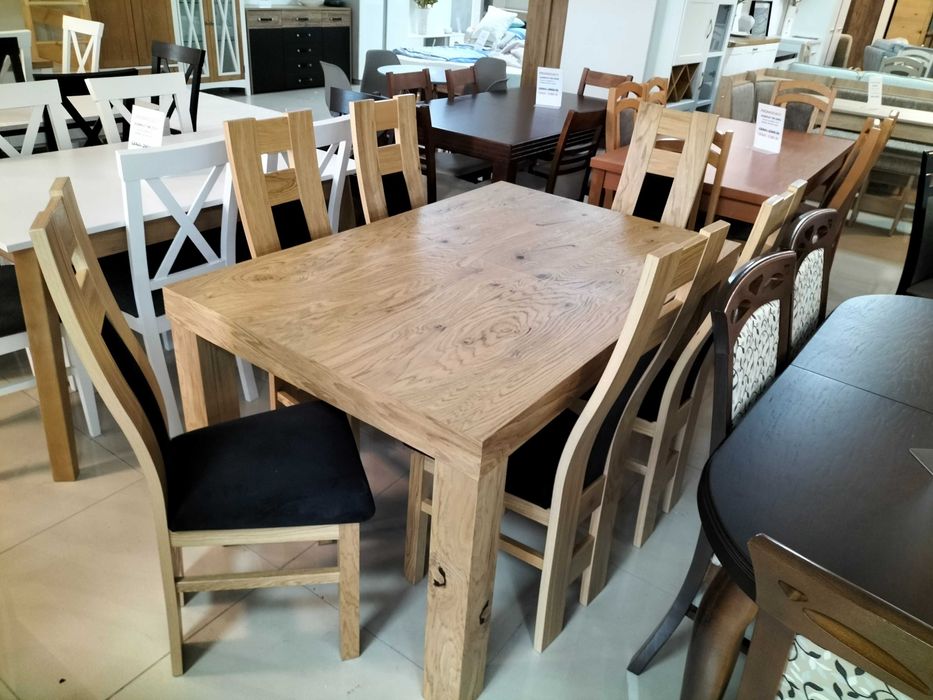 (980) Okazja! Stół rozkładany + 6 krzeseł, wyprzedaż 2799 zł