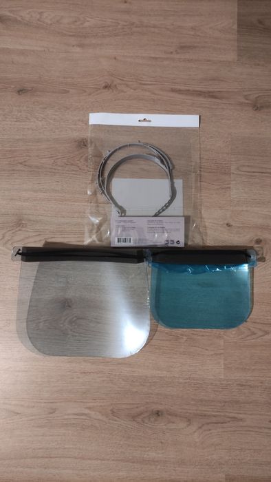 3 viseiras proteção facial