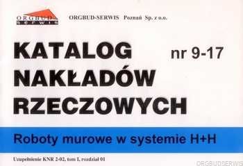 KNR 9-17 Roboty murowe w systemie H+H