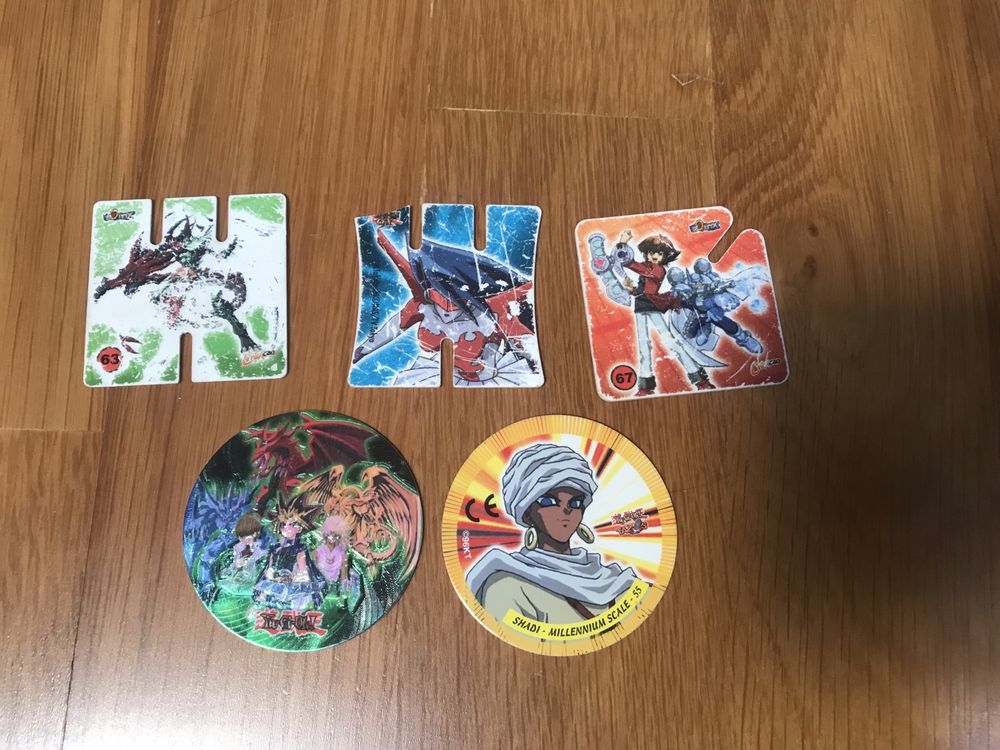 Yugioh tazos diversos