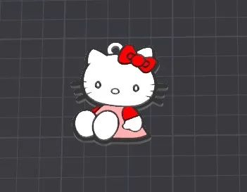 Porta-chaves / Pendente Hello Kitty