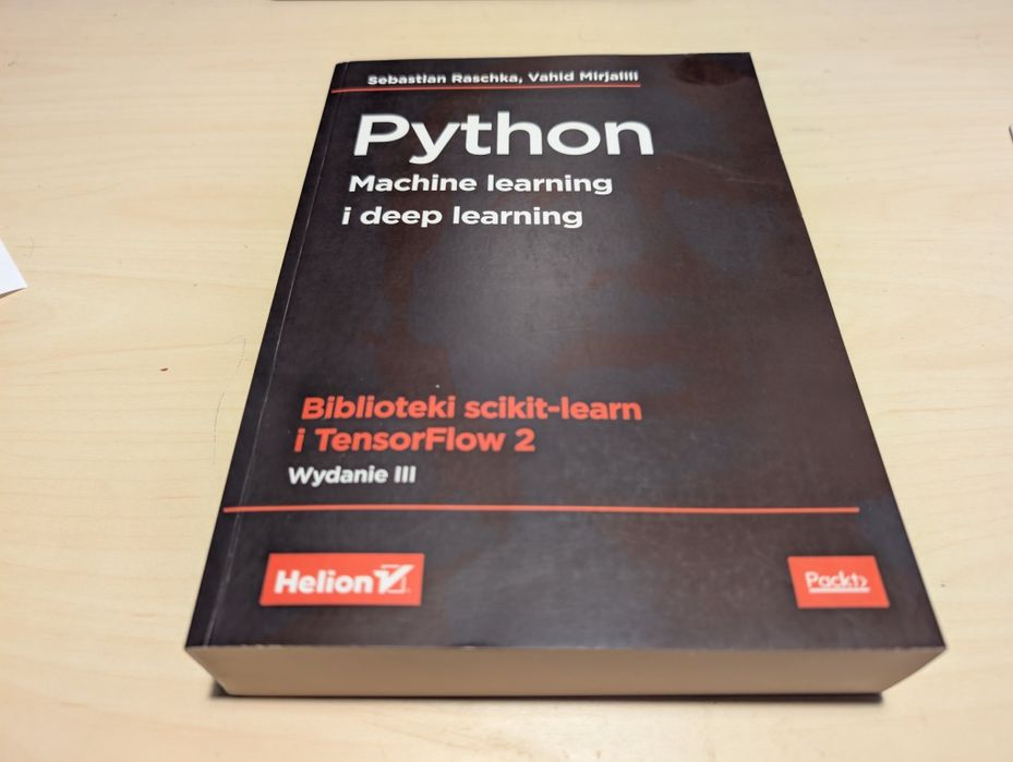 Python machine learning i deep learning S.Raschka