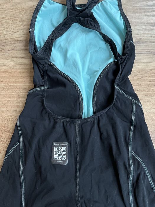 Strój startowy Arena Powerskin Impulso OB JR black- teal