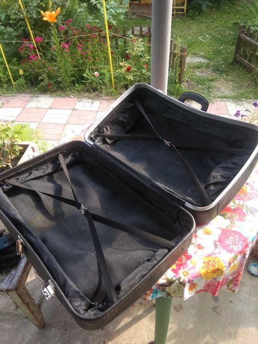 Крутой кожаный чемодан сумка