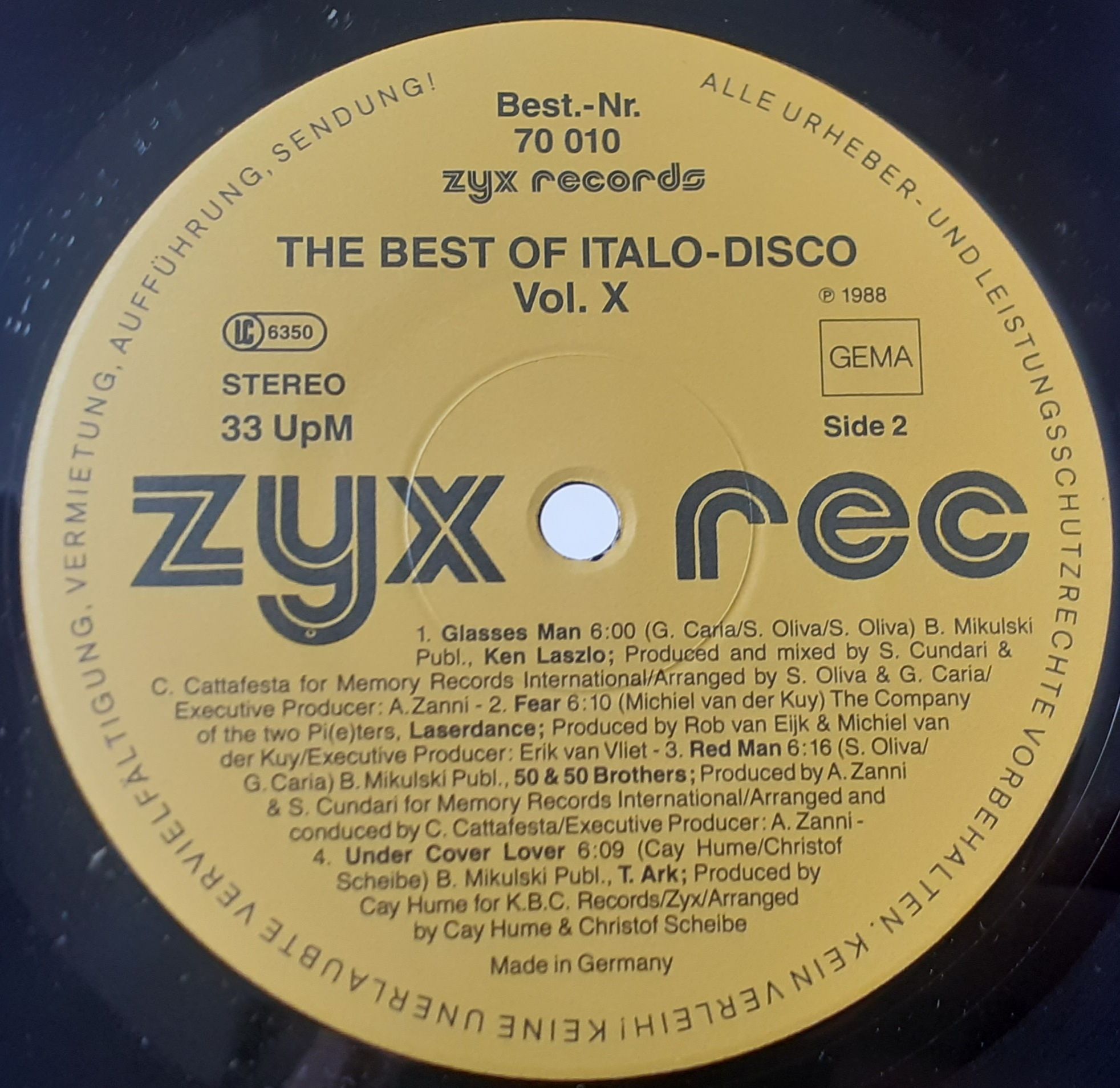 The Best Of Italo Disco vol.10 2 winyle