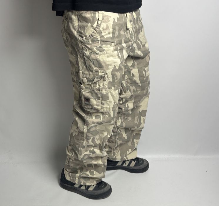 Широкі реп карго штани камуфляж baggy cargo y2k loose jaded racer