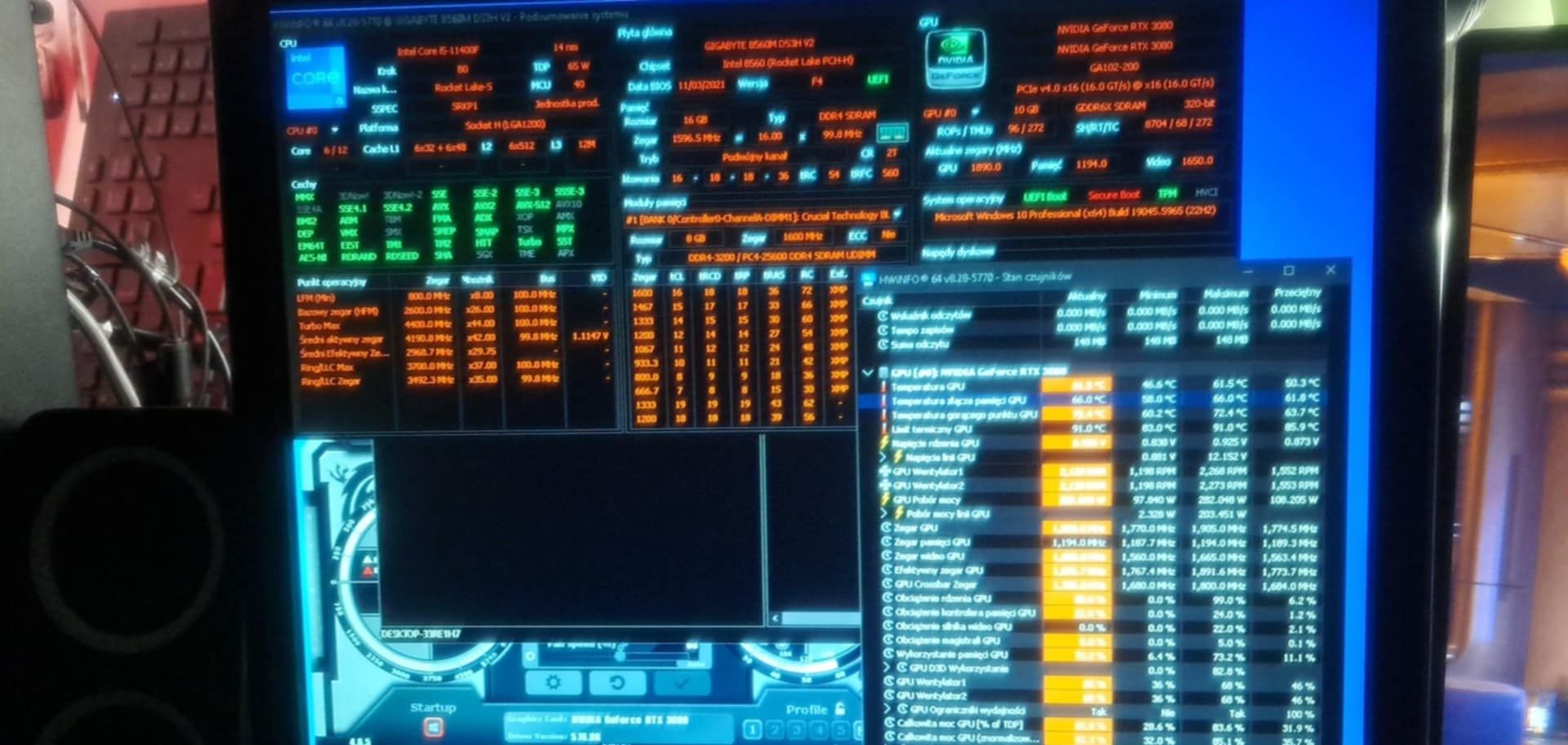 Płyta główna gigabyte b560m ds3h v2 + procesor i5 11400f + chłodzenie