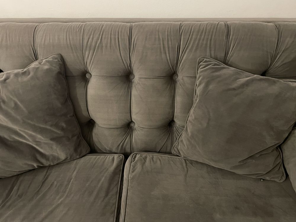 Sofa Mint Grey nierozkladana