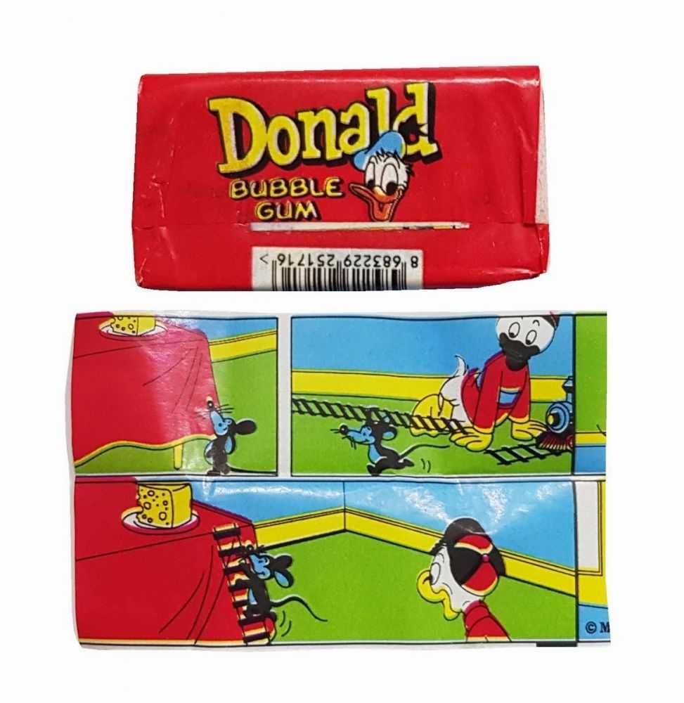 Упаковка жувальних гумок Donald bubble Gum Legendary,  жвачка дональд