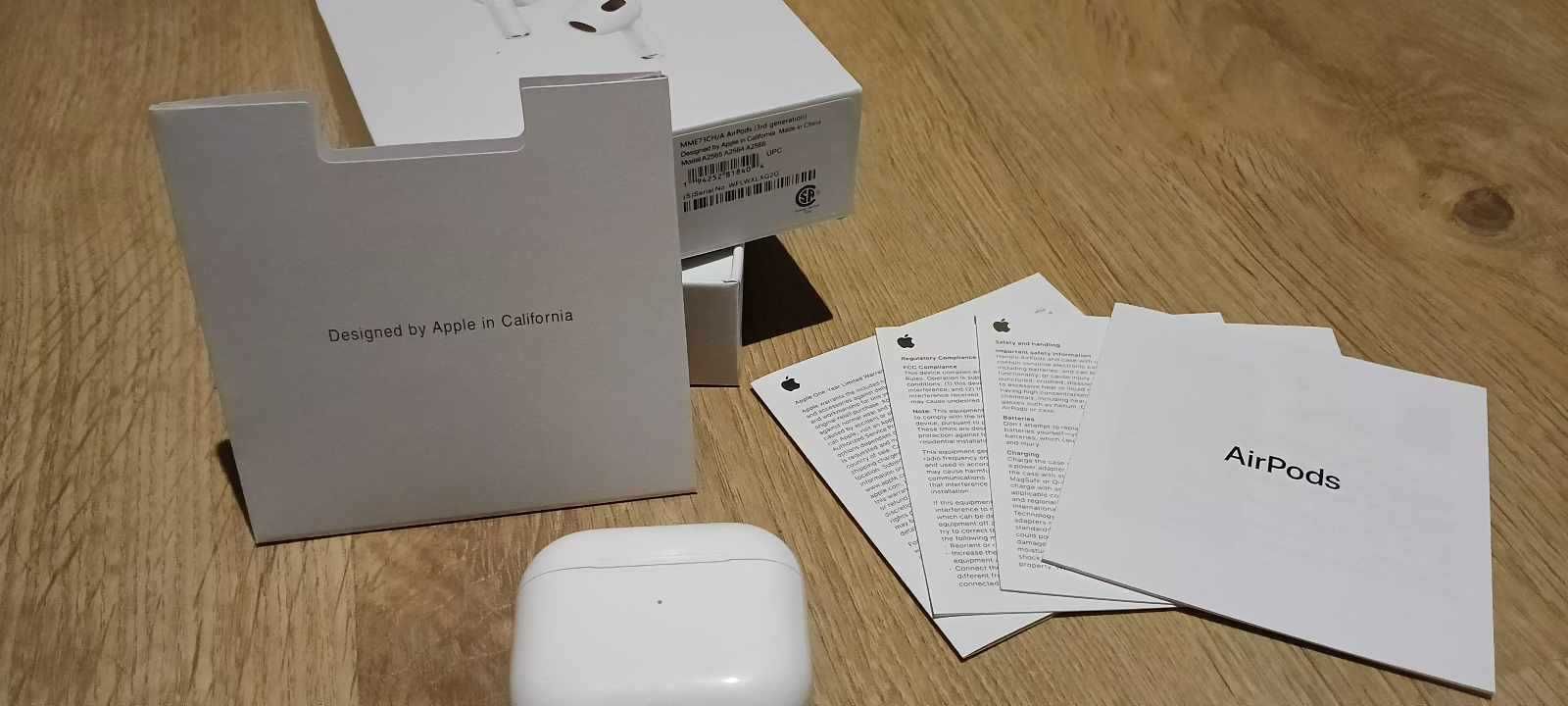 AIRPODS GEN 3 na gwarancji Apple