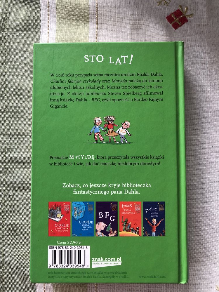 Matylda Roald Dahl książka nowa