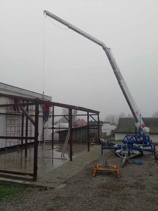 Dźwig Ciesielsko Dekarski Wynajem 27 m Lubelskie