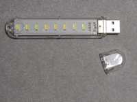 USB 8 LED нічник,ліхтарик-лампа для ноутбука,комп'ютера,повербанка