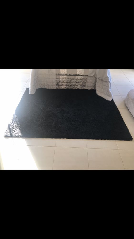 Tapete preto 2x1,3m