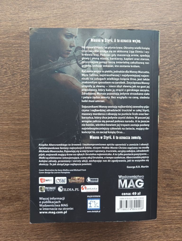 Joe Abercrombie - Zemsta najlepiej smakuje na zimno