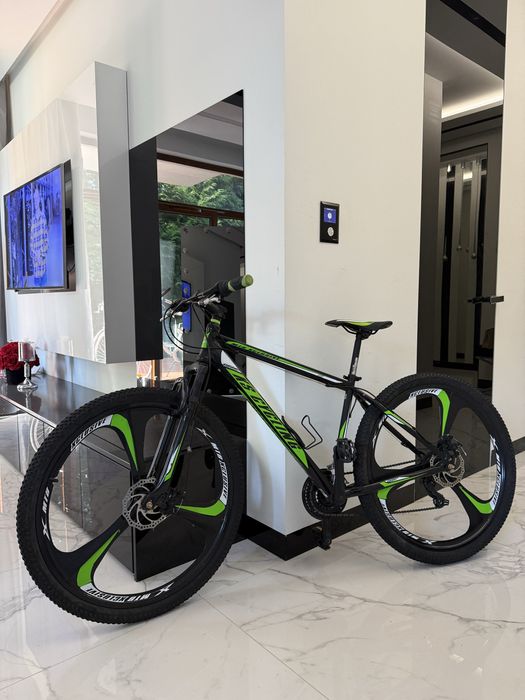 Rower górski miejski męski czarno zielony KS Cycling Sharp