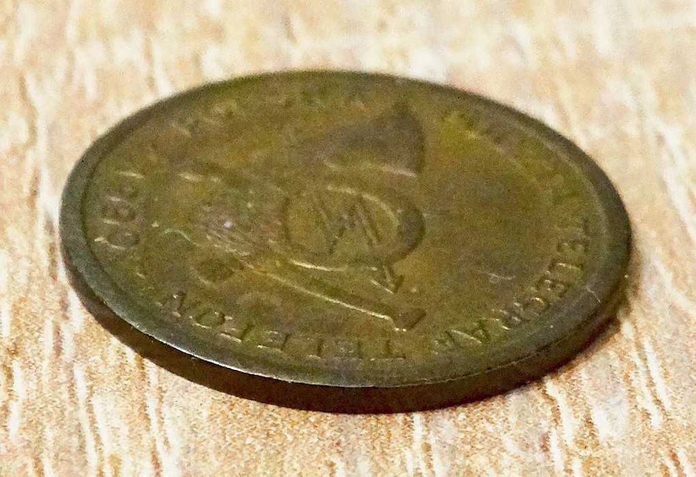 Żeton telefoniczny typu A, POCZTA POLSKA, 1990 rok