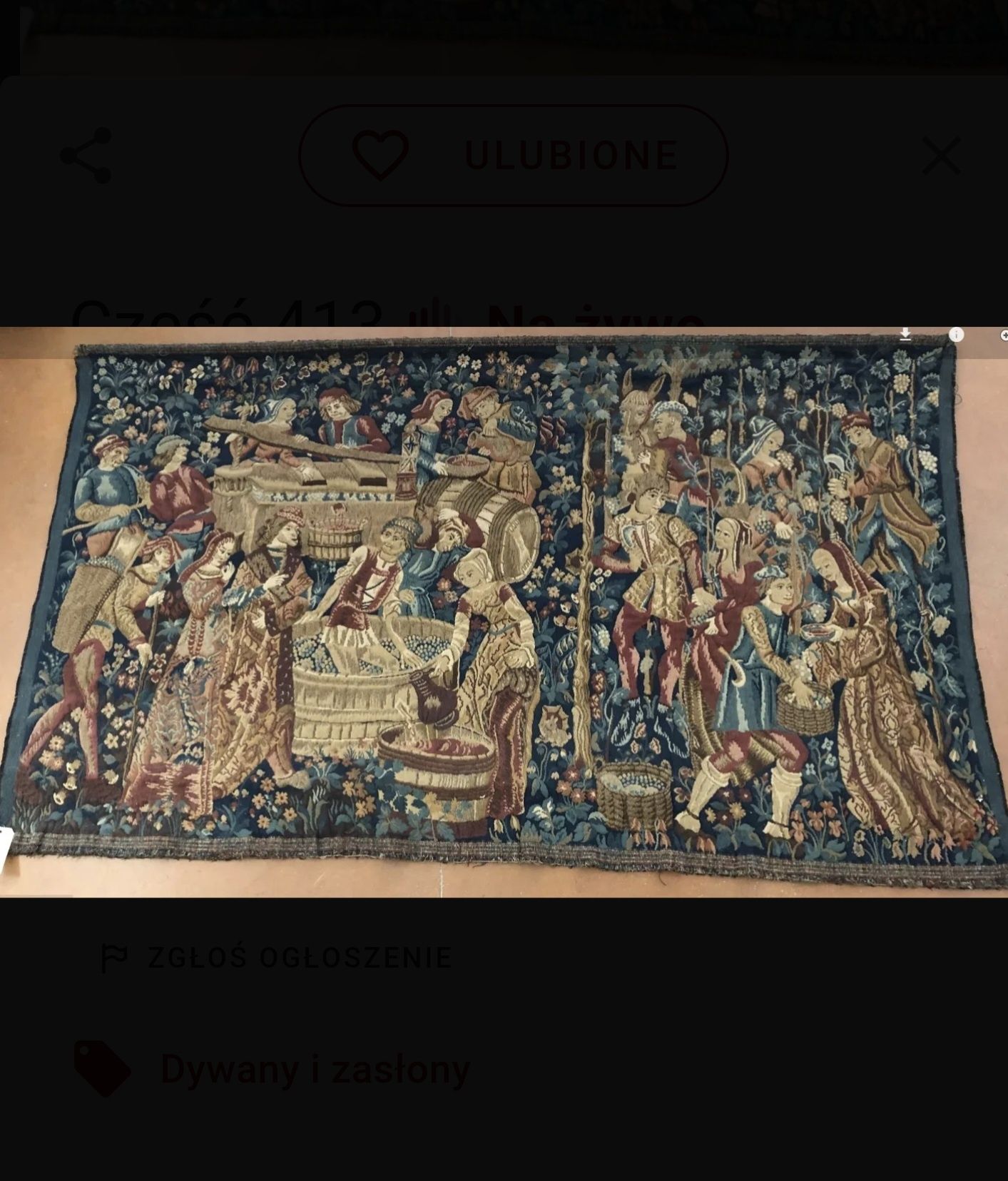 Gobelin ścienny Francja