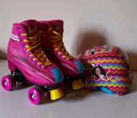 patins soy luna n°36/37 + capacete