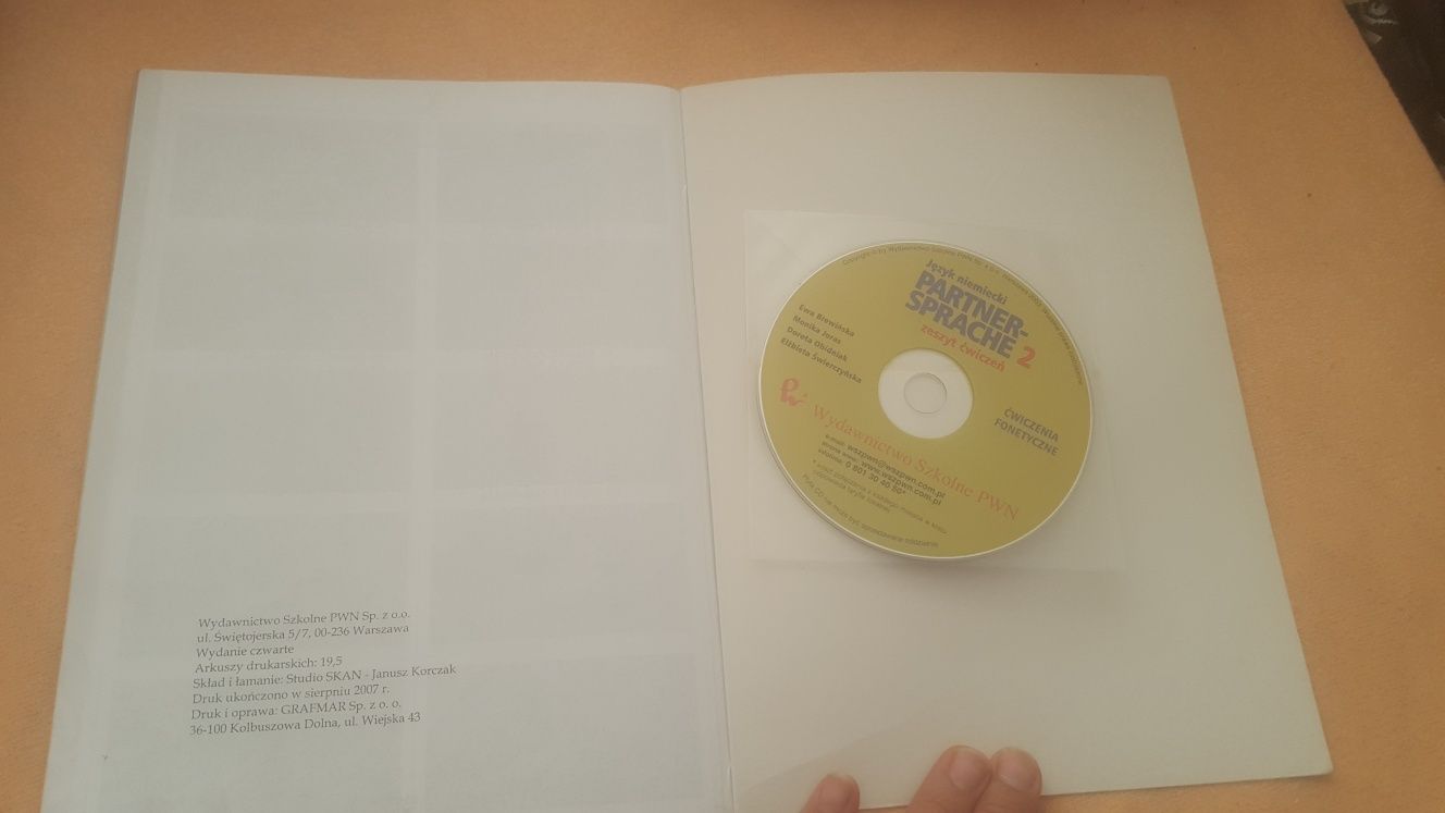 Adam Berwińska. Język niemiecki zeszyt ćwiczeń z CD.