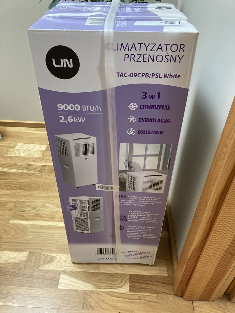 Osuszacz powietrza/klimatyzator przenośny LIN TAC-09CPB/PSL White