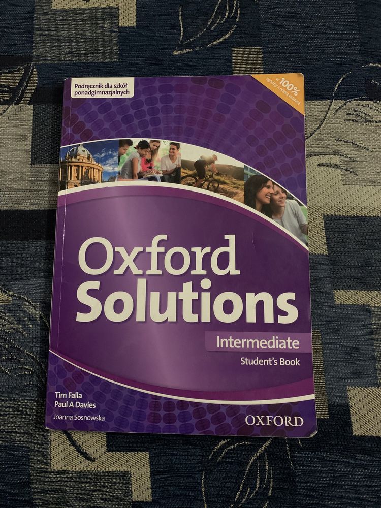 Podręcznik Oxford Solutions Intermediate książka OXFORD angielski