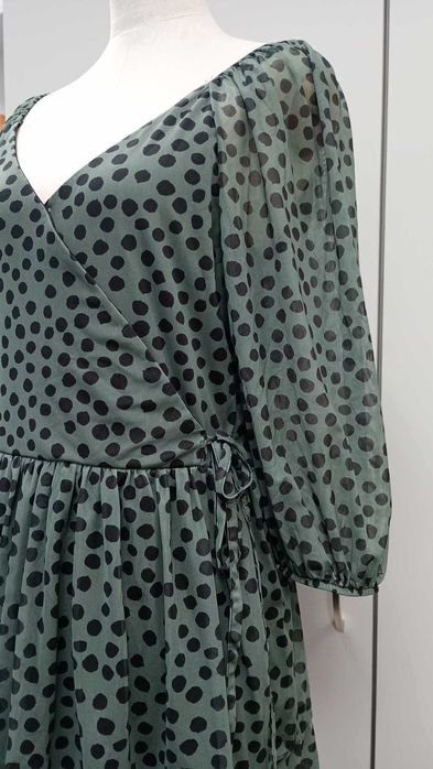 Modna sukienka w groszki