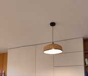 Unikalna lampa wisząca z naturalnych materiałów
