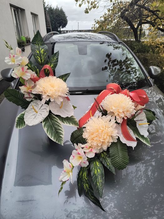 Komplet na grób, stroik+wazon