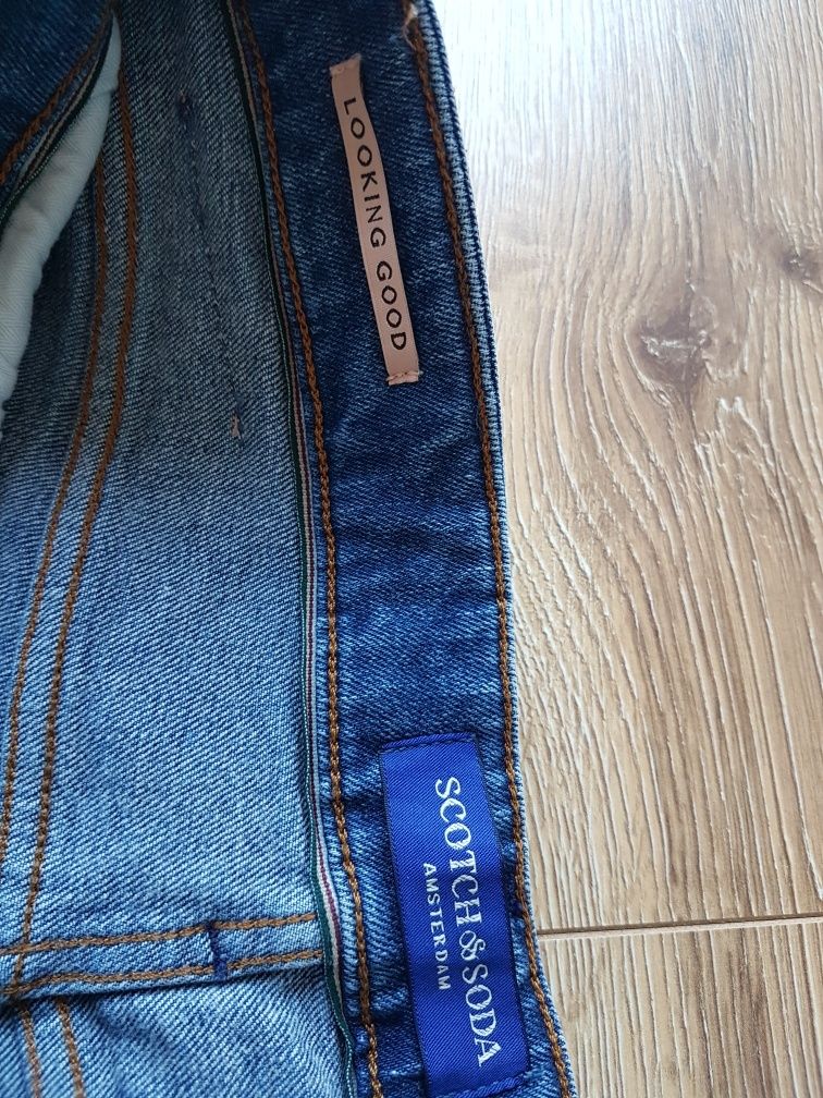 W33 L30 L Scotch & Soda Skim Skinny Jeans spodnie męskie dżinsy
