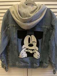 Zara kurtka jeans Mickey Disney r.152