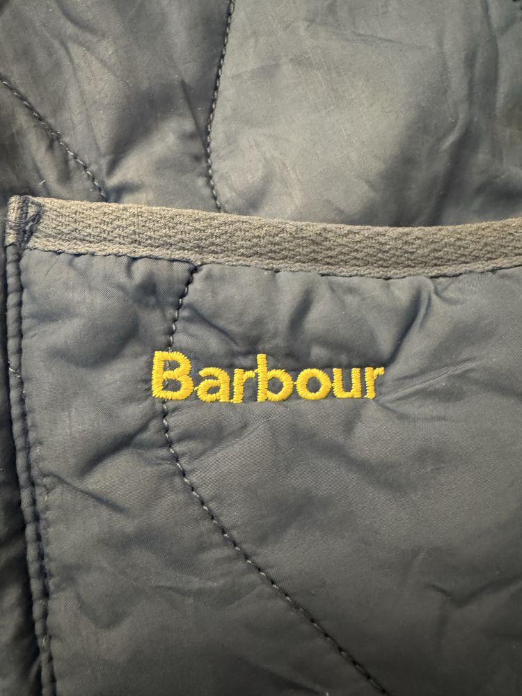 Barbour Liddesdale Track Quilt Jacket XL Light blue kurtka lekka