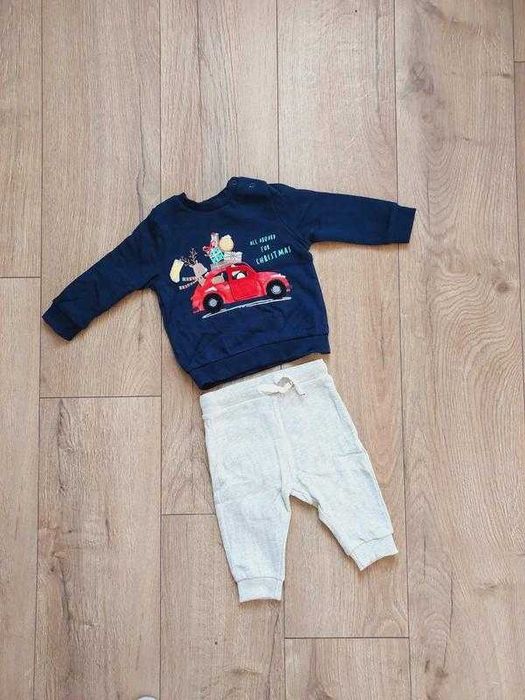 Новорічний костюм новогодний  свитер новорічний светр штани на флісі