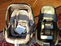 Ovo e base isofix maxi cosi- Cabrio fix, como novo