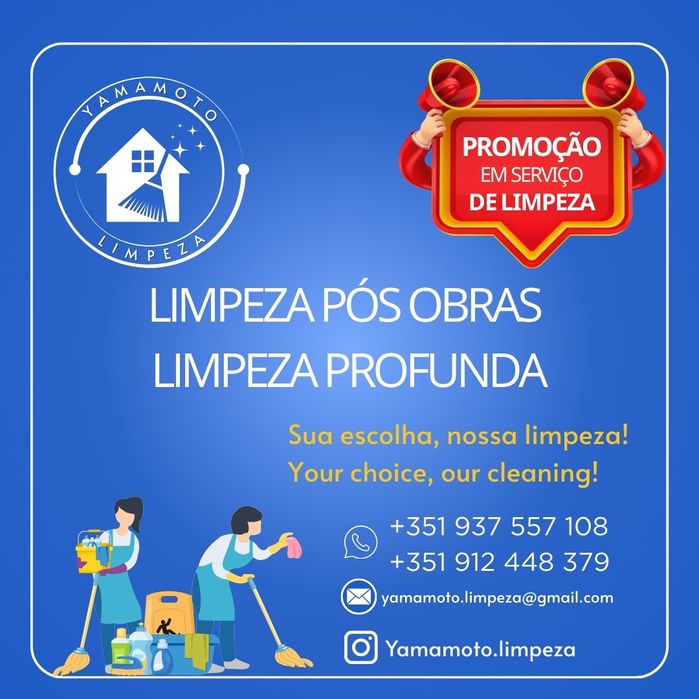 Limpeza residencial e pós obras.