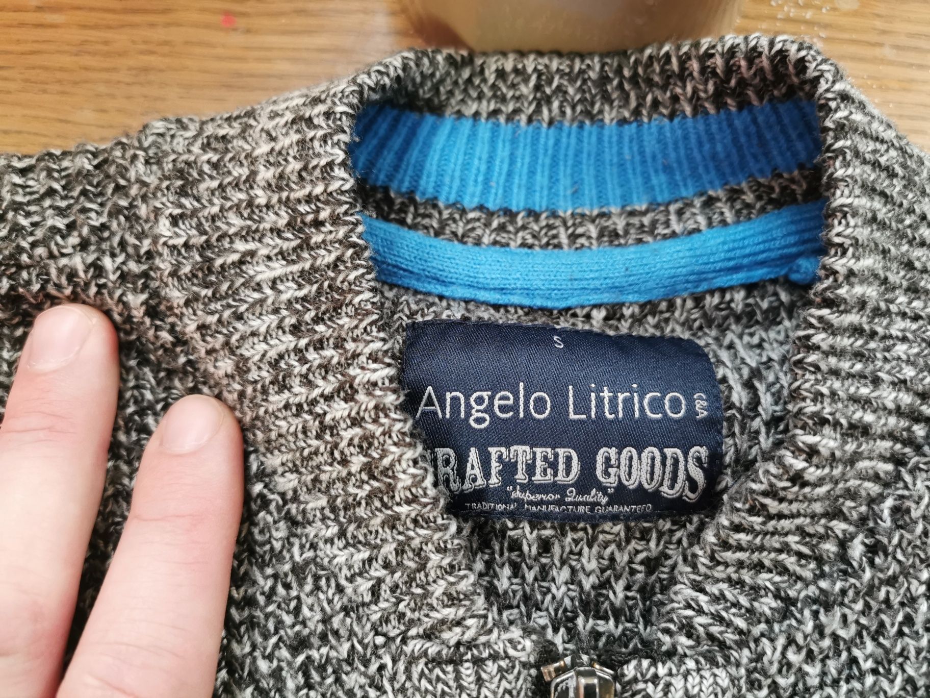 Sweter sweterek męski rozpinany Angelo litrico S