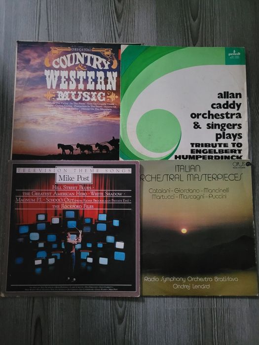 34 płyty winylowe za 120 zł ! Sprzęt AV . Kasety . DVD . Tanio !