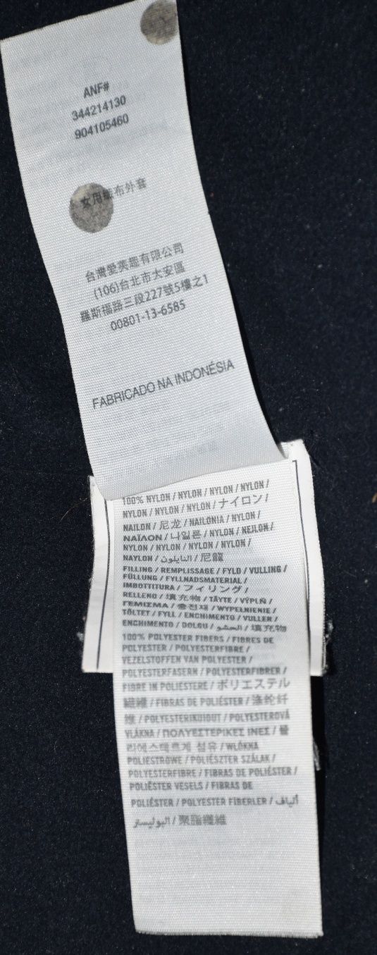 Kurtka zimowa ocieplana polarem marki Hollister M